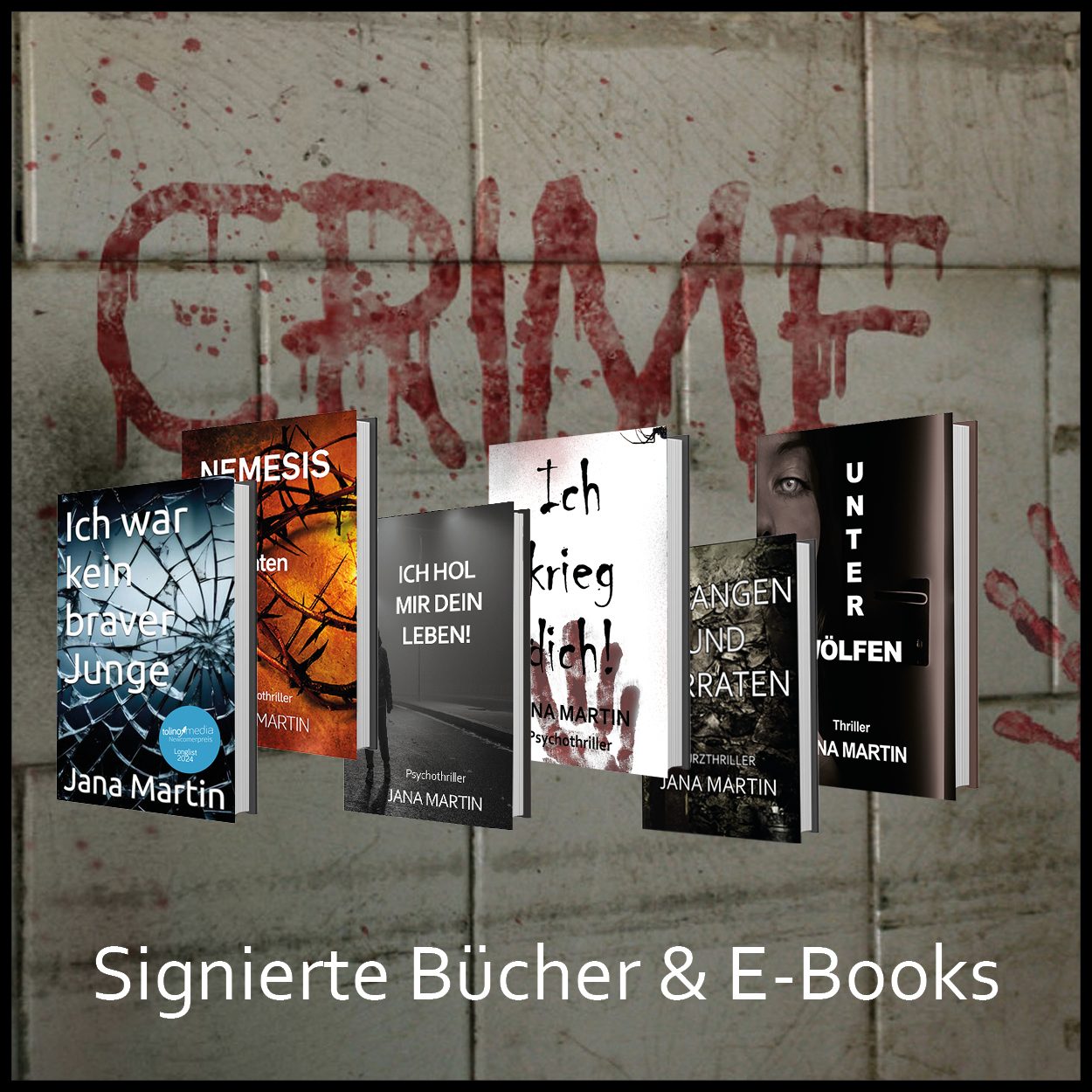 Shop Kaufmöglichkeit aller Thriller von Jana Martin