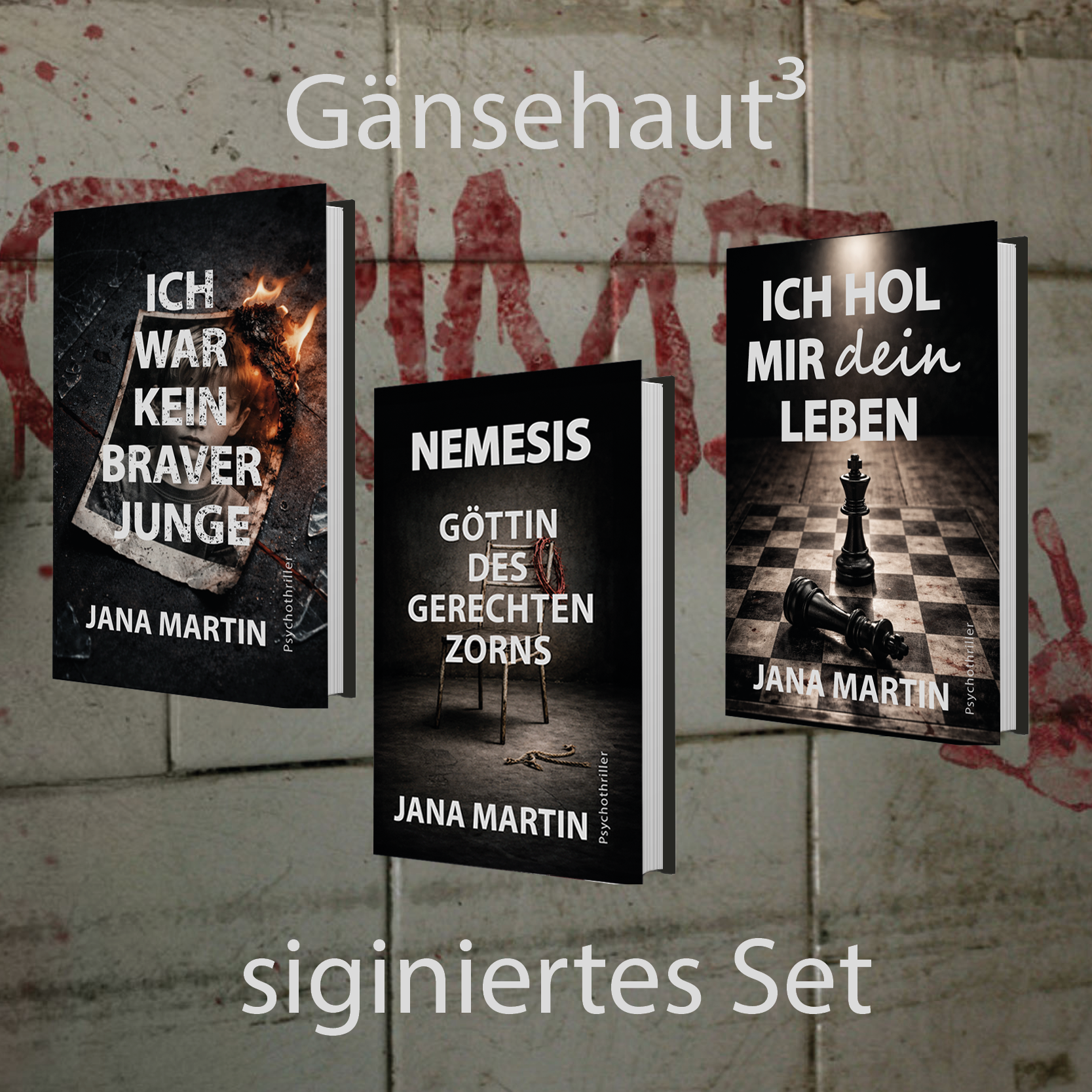 Gefangen und verraten Buchcover Thriller Gefangen und verraten von Jana Martin