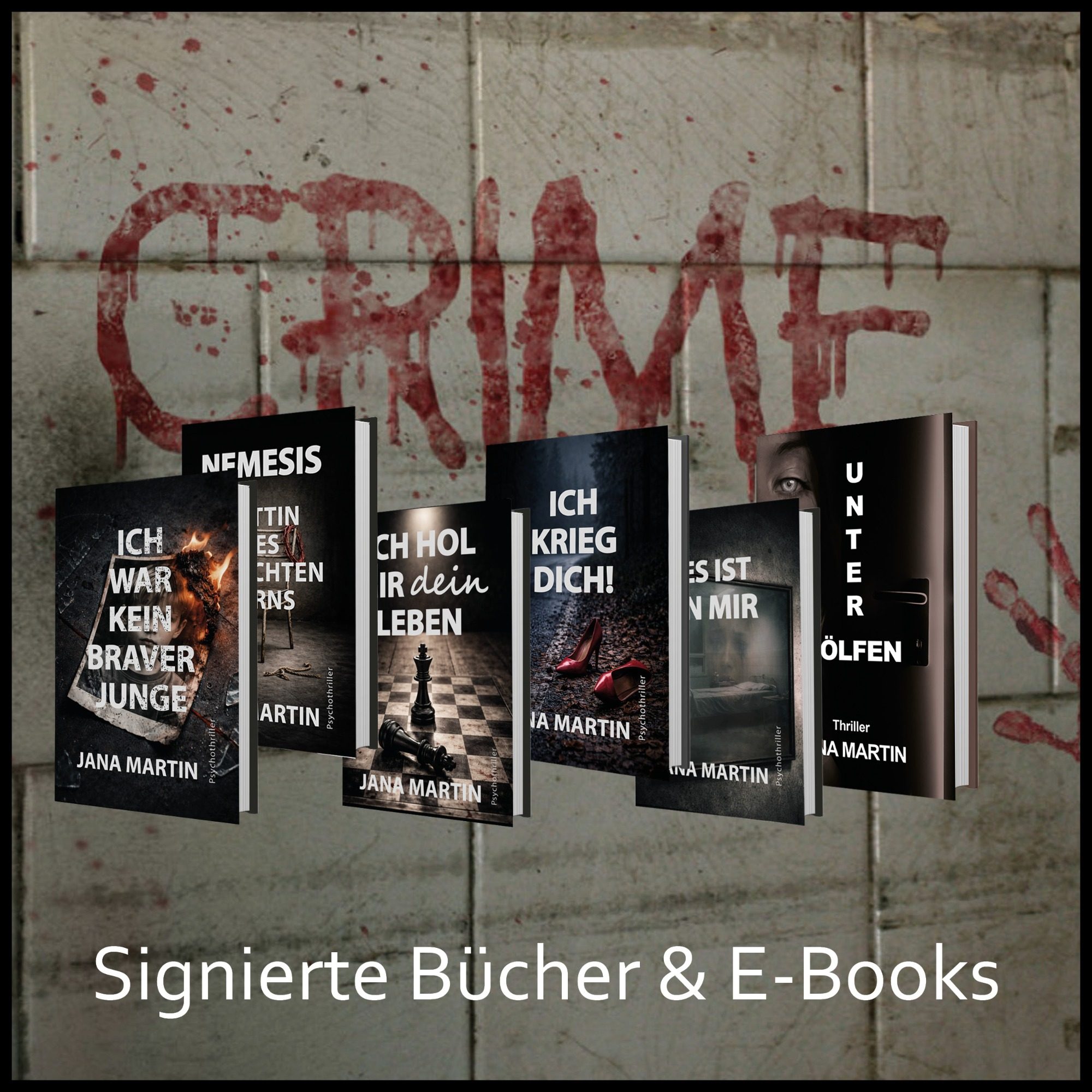 Shop Kaufmöglichkeit aller Thriller von Jana Martin